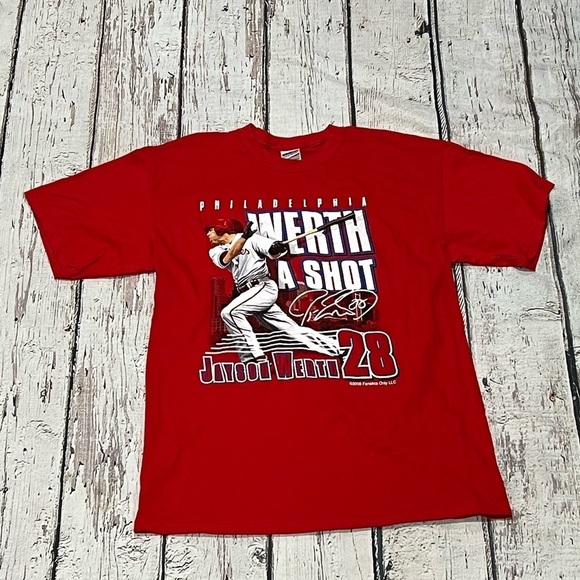 Jayson Werth Philadelphia Phillies MLB Baseball Sports Tee Top Shirt - Picture 1 of 6